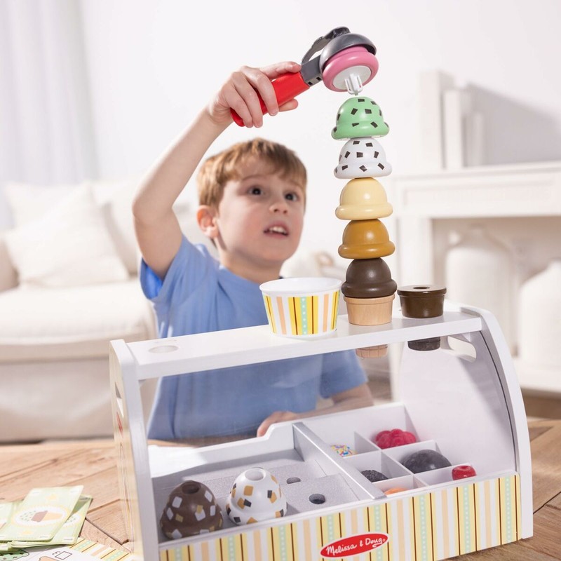Pala magnética del juguete mostrador helados para niños
