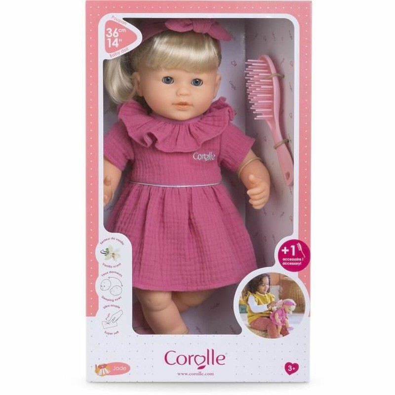 Muñeco Corolle Jade con ropa, fomentando el juego de roles y la creatividad.