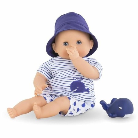 Corolle Baño Marino Bebé, muñeca interactiva infantil