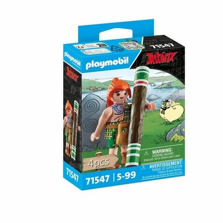 Figura Playmobil Asterix Mac Oloch, ideal para juguetes construcción niños