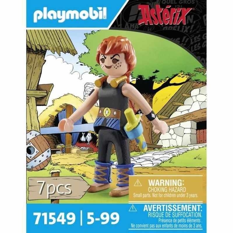 Detalle del Playset Playmobil Asterix resistente y multicolor