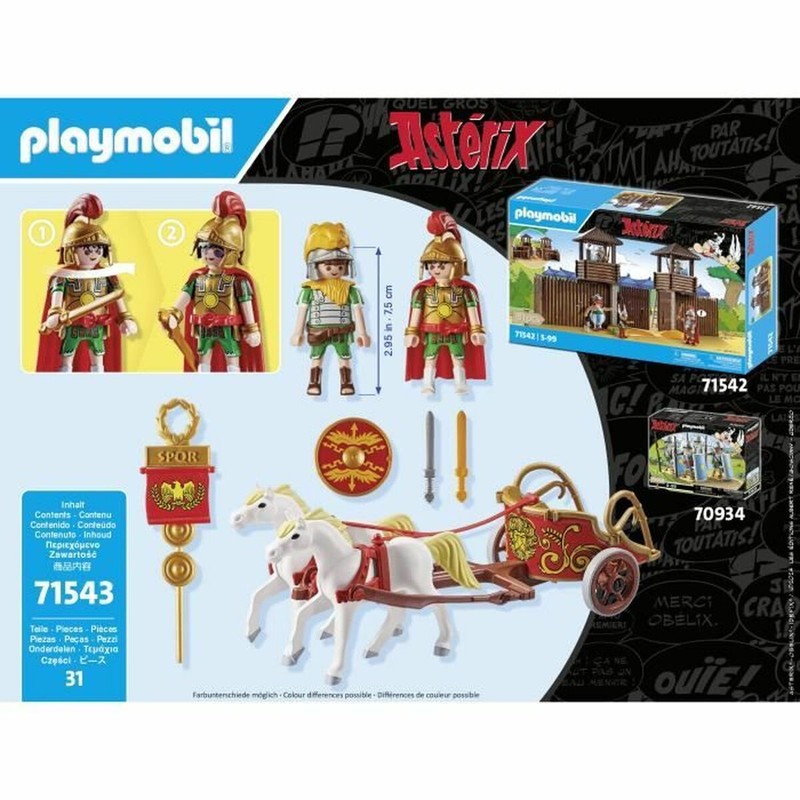 Bloques construcción infantiles Playmobil Asterix con figuras