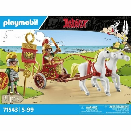Set construcción educativo Playmobil para niños recreando escenas galas