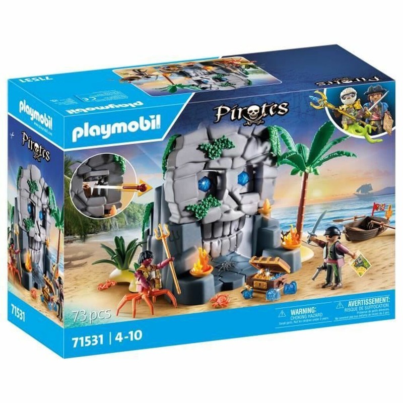 Playset Playmobil Piratas 71531 con figuras y tesoro