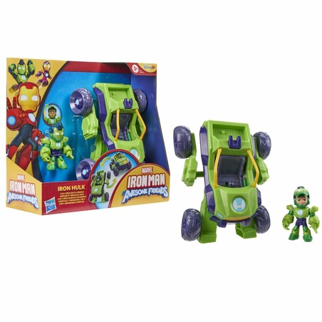 Muñeco de acción verde para juego imaginativo