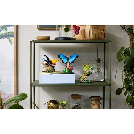 Set construcción educativo LEGO de insectos realistas
