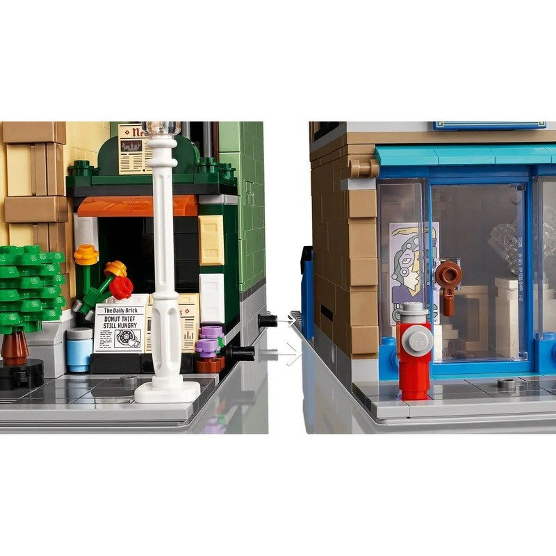 Detalles arquitectónicos del Lego Icons Boutique Hotel