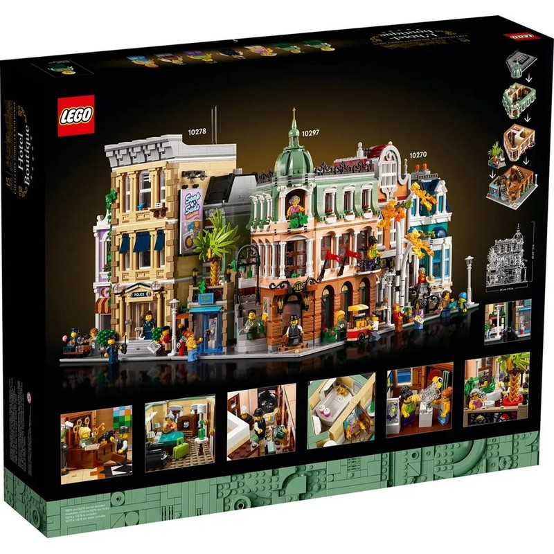Interior detallado del Lego Icons Boutique Hotel