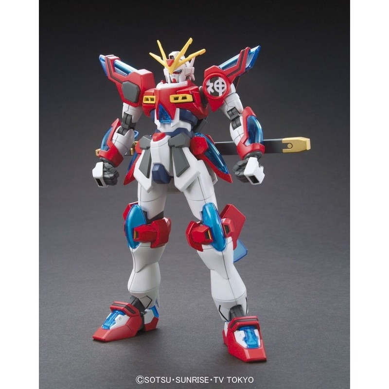 Gundam Kamiki Burning en acción: figura articulada