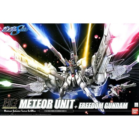 Set de colección Gundam Seed: Freedom Gundam y Meteor Unit