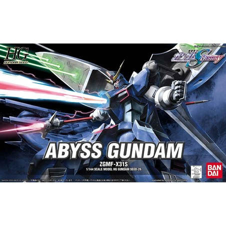 ABYSS GUNDAM de Bandai, set construcción 100 piezas de imaginación