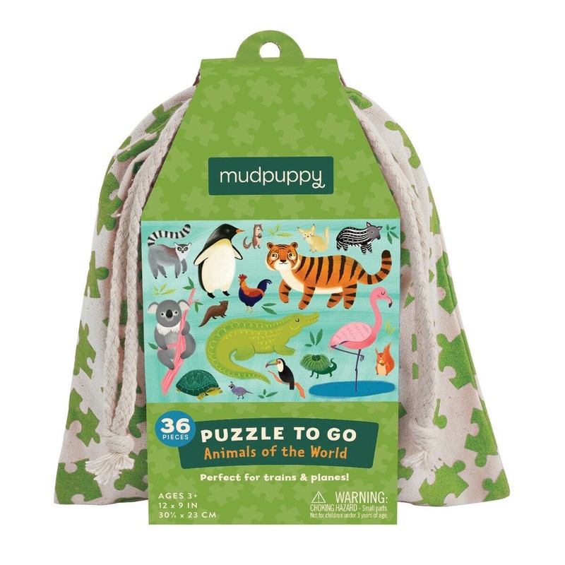 Puzzle animales infantil, juego educativo para niños de 3 años