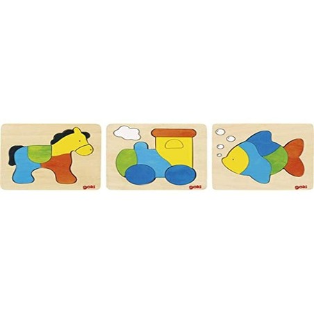 Juguetes construcción niños con Puzzle 3D Goki G1g