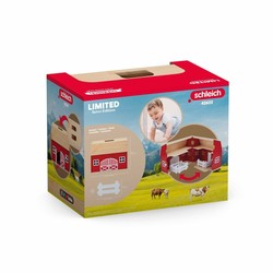 Juguetes construcción niños Schleich Farm World, vista principal del set