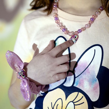 Bisutería infantil rosa: Set de collar y pulseras en su caja