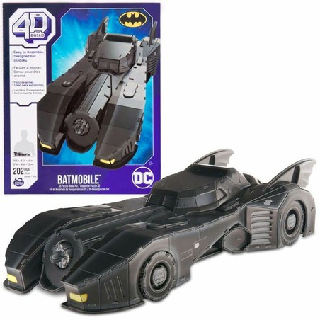 Maqueta detallada del Batmobile en 3D