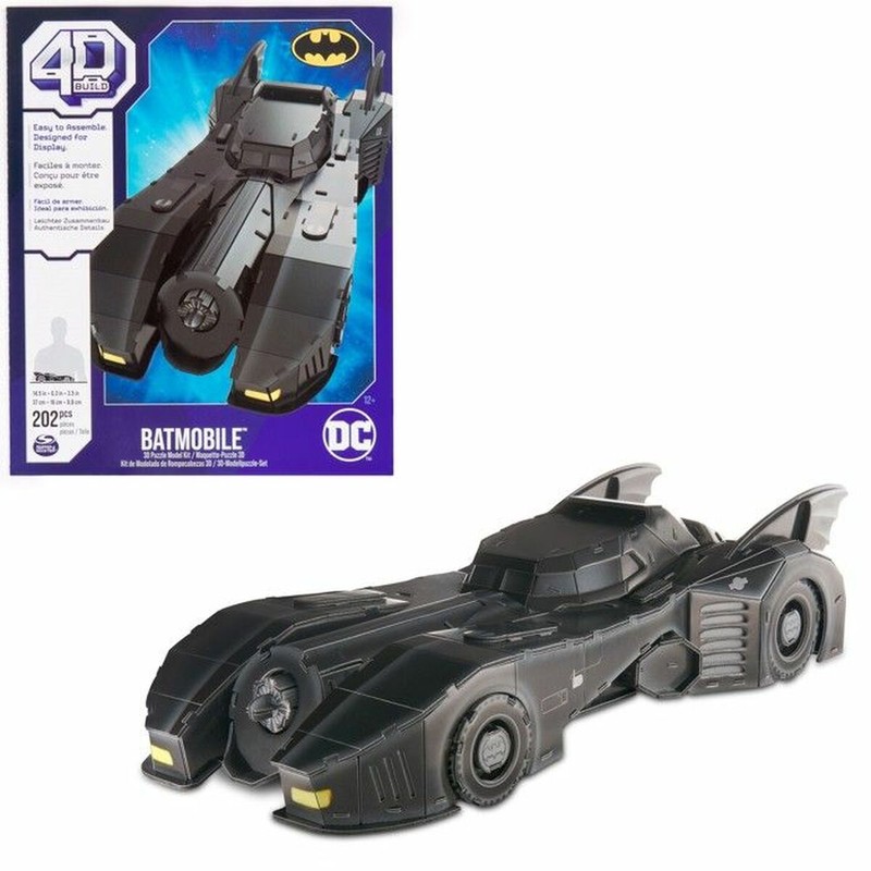Juguete de montaje Batmobile, desafío para fans y adultos
