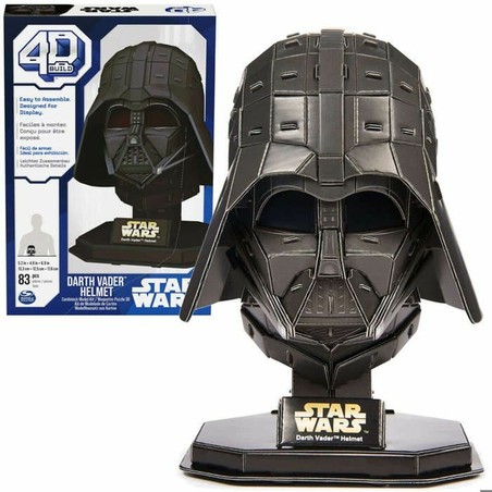 Puzzle 3D Darth Vader Star Wars Spin Master, casco del Señor Oscuro