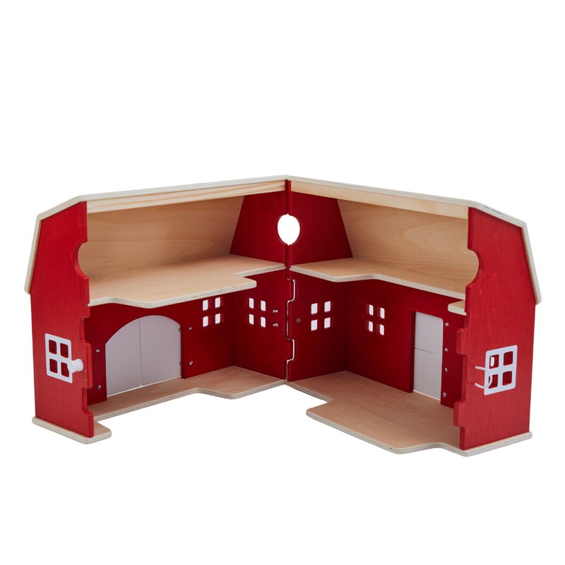Componentes del set de construcción para niños, piezas de PVC y madera