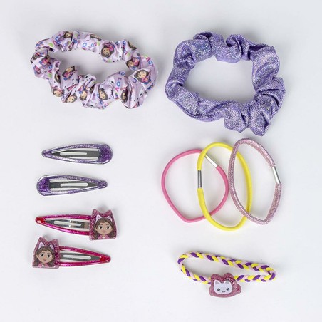 Gomas y clips pelo Gabby's Dollhouse, complementos infantiles