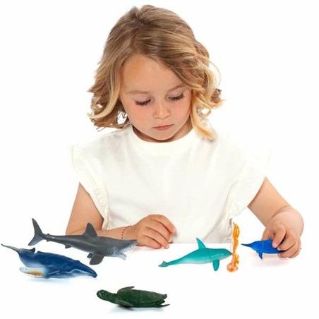 Set Figuras Marinas de plástico resistente para el baño