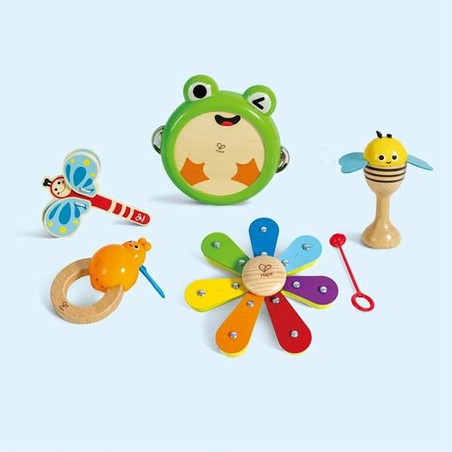 Bloques construcción infantiles: set de percusión Toybags