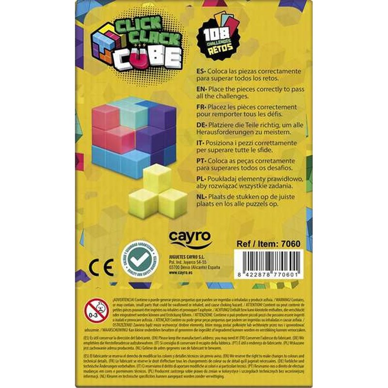 Set Construcción Educativo Cayro para motricidad fina