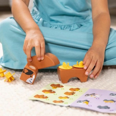 Juego de construcción temático de la granja para desarrollo infantil