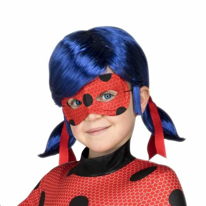 Peluca de poliéster, segura para accesorios disfraz de niños.