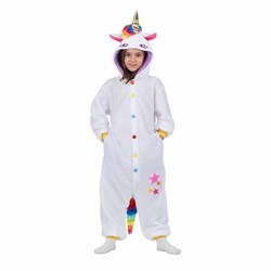 disfraces niños unicornio blanco kigurumi