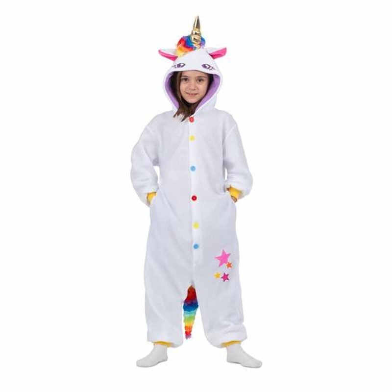 disfraces niños unicornio blanco kigurumi