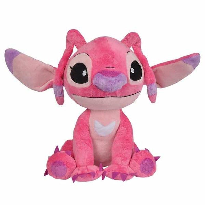 Peluche Stitch gigante rosa Angel de 120 cm abrazando
