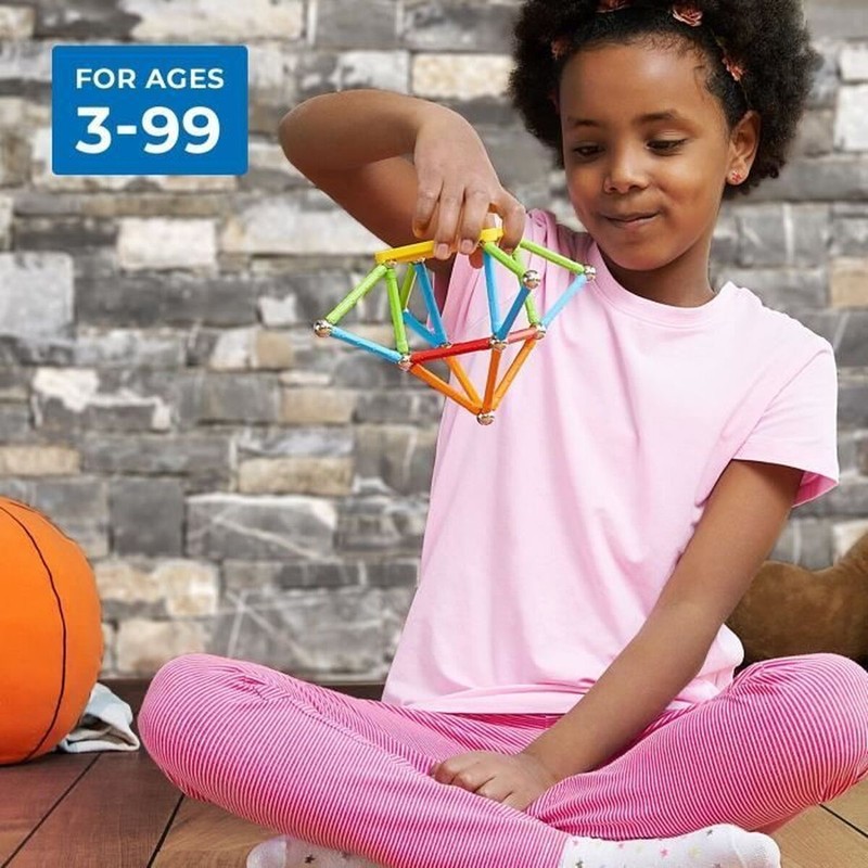 Geomag Super Color, construcción niños 3 años, piezas seguras