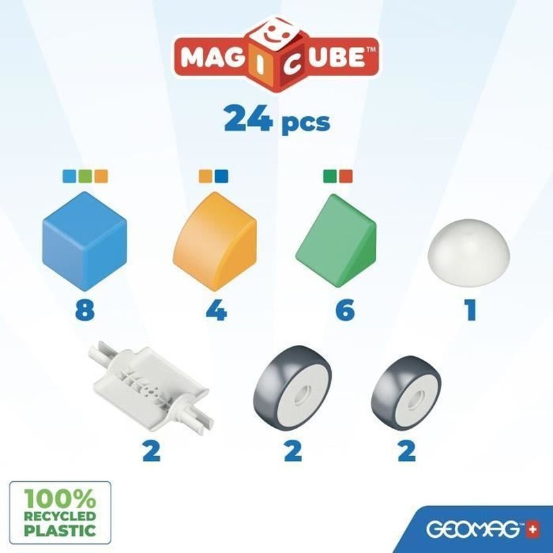 Juguetes Construcción Niños Geomag - Kit Educativo Multicolor