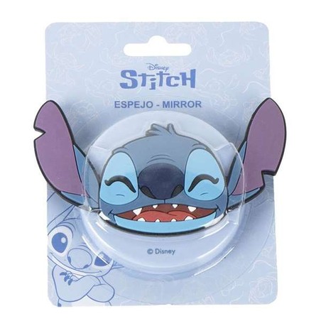 Espejo de Bolsillo Stitch Azul - ¡Tu Compañero Divertido! - Imagen principal