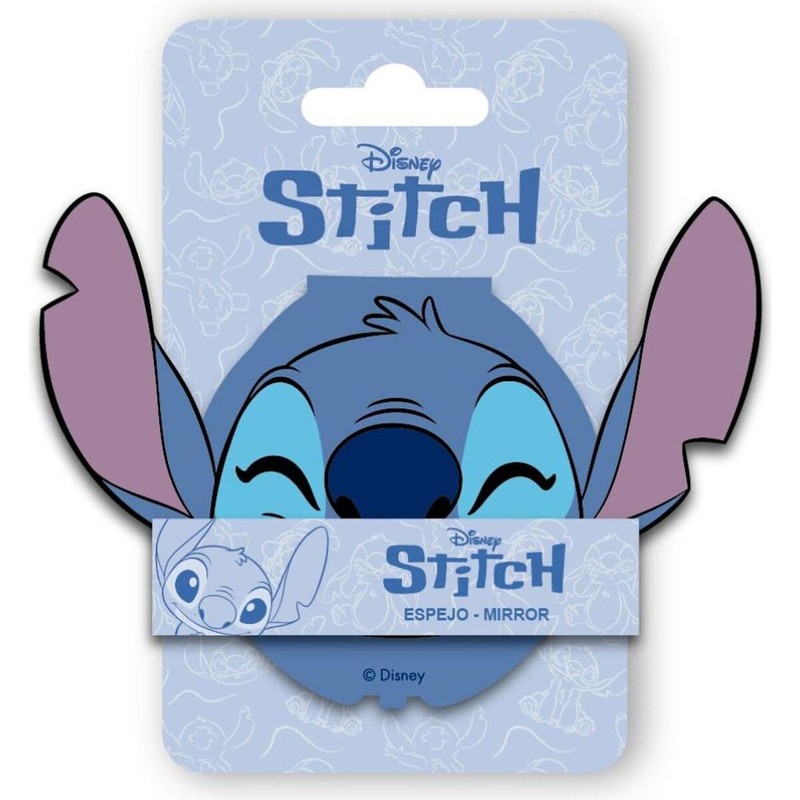 Espejo de Bolsillo Stitch Azul - ¡Tu Compañero Divertido!