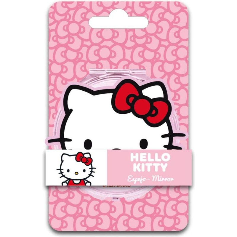 Disfraz Niños: Espejo de Bolsillo Hello Kitty Rosa