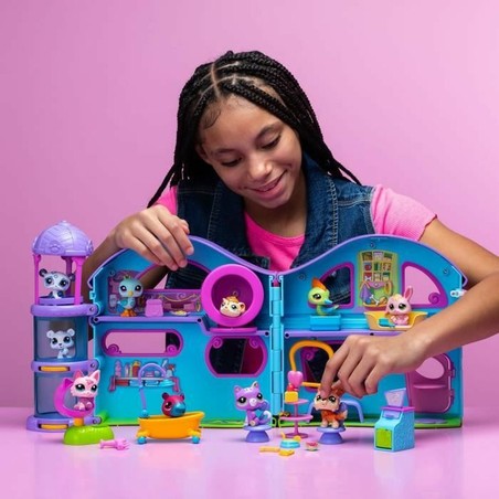 Figuras Acción Niños Littlest Pet Shop – Playset The Big House Bandai 22 Piezas