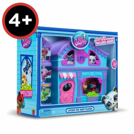 Figuras Acción Niños Littlest Pet Shop – Playset The Big House Bandai 22 Piezas