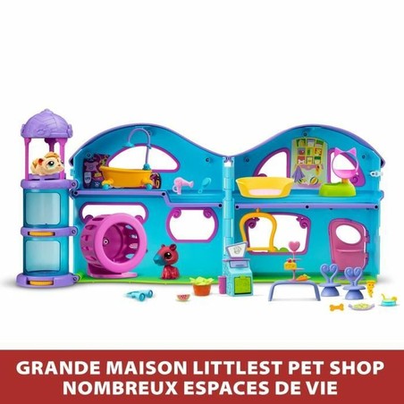 Figuras Acción Niños Littlest Pet Shop – Playset The Big House Bandai 22 Piezas