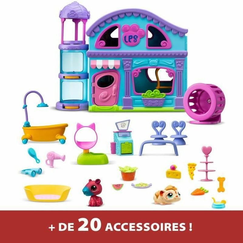 Figuras Acción Niños Littlest Pet Shop – Playset The Big House Bandai 22 Piezas