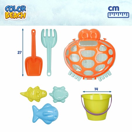 Juguetes Exterior Niños - Set de Playa Colorbaby con Accesorios y Red de Transporte