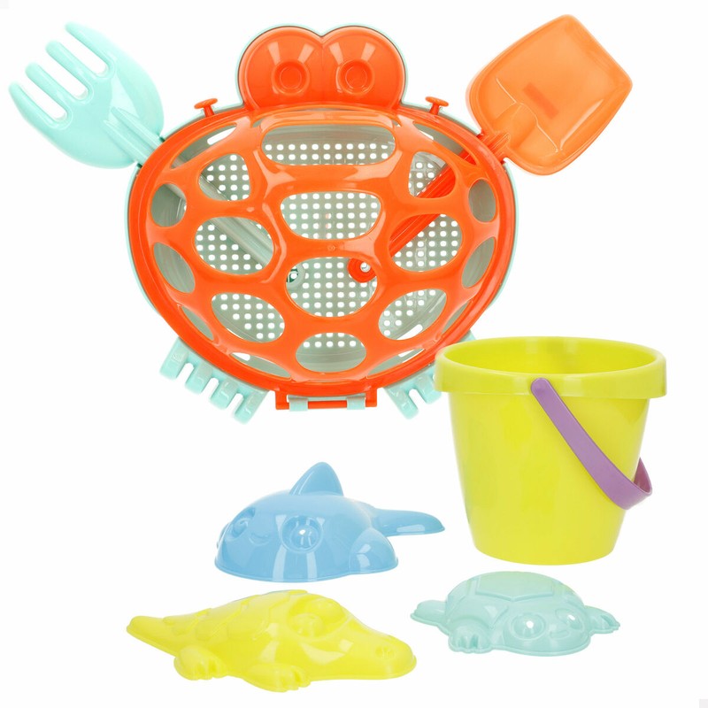 Juguetes Exterior Niños - Set de Playa Colorbaby con Accesorios y Red de Transporte