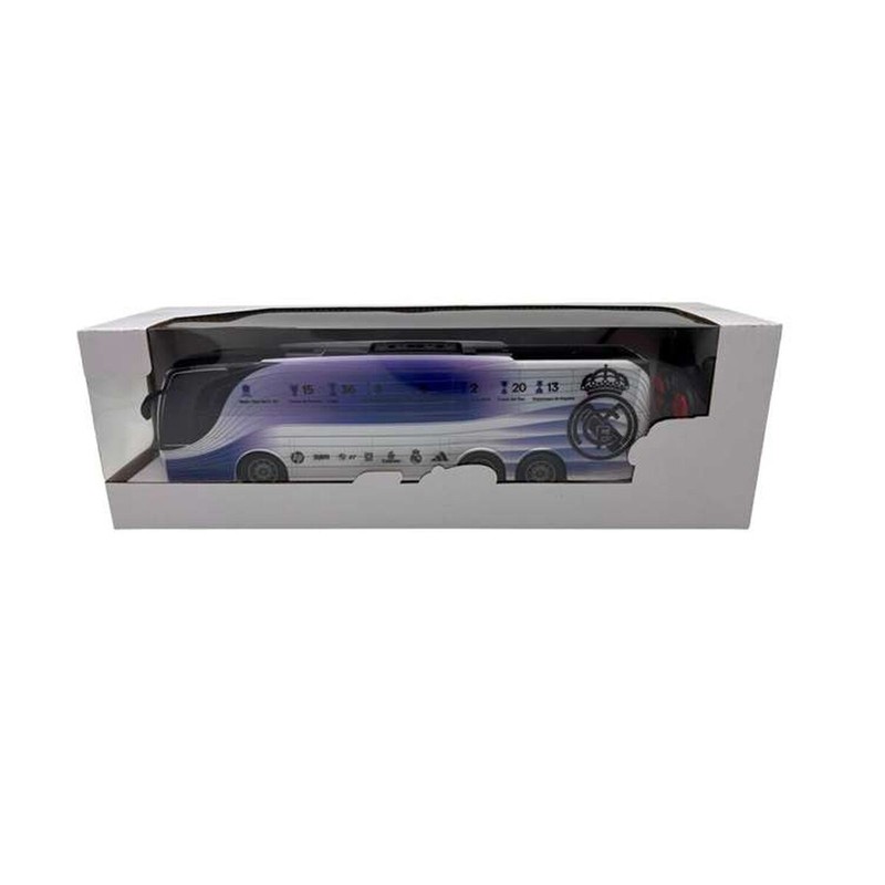 Coches juguete niños: Autobús Real Madrid RC 33cm - Imagen principal