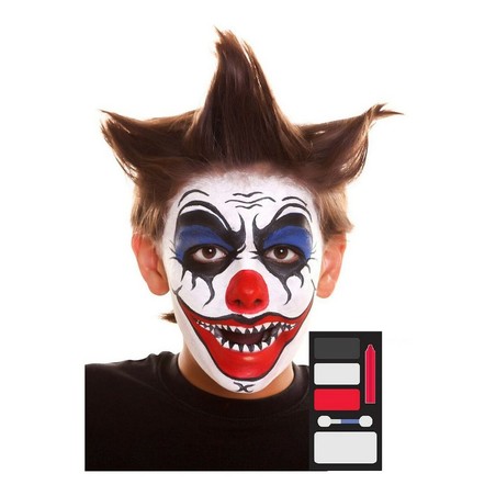 Disfraces Niños: Maquillaje Infantil Payaso Terror - Compra online en MegaJuguetes
