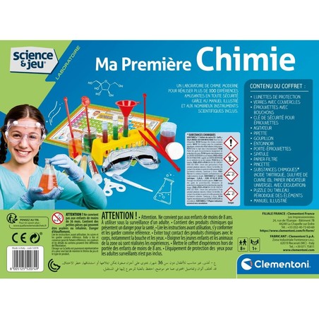 Juguetes Ciencia Niños Clementoni My First Chemistry - Francés