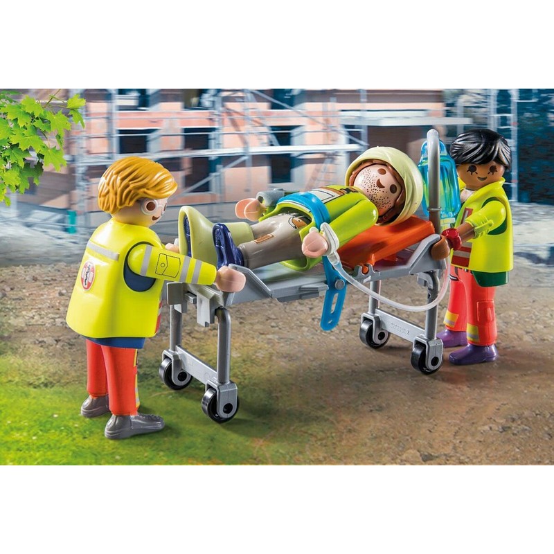 Figuras Acción Niños Playmobil: Playset Ambulancia City Life 71202