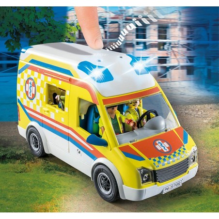 Figuras Acción Niños Playmobil: Playset Ambulancia City Life 71202