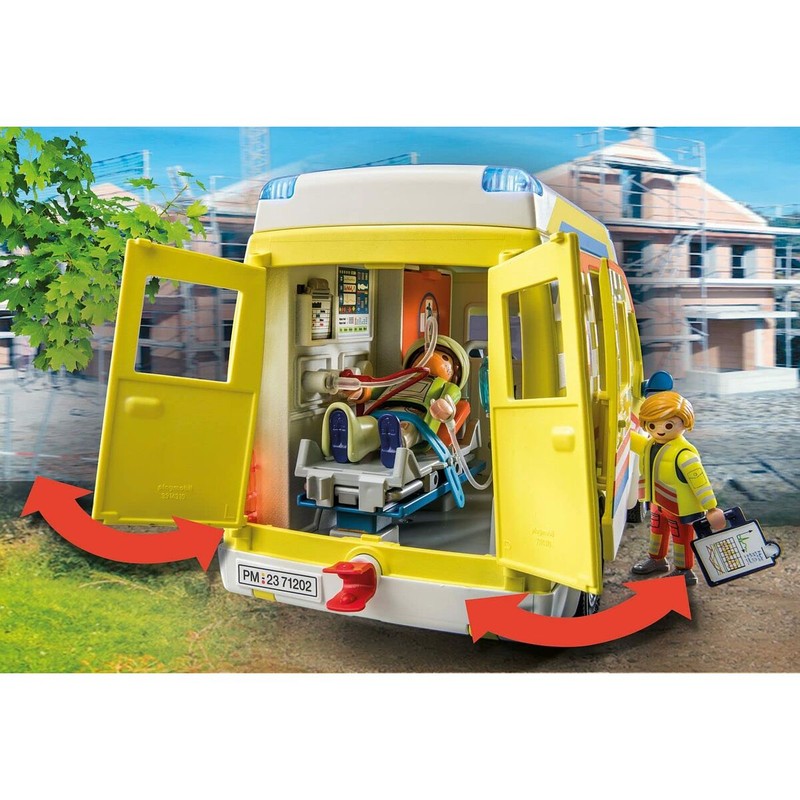 Figuras Acción Niños Playmobil: Playset Ambulancia City Life 71202