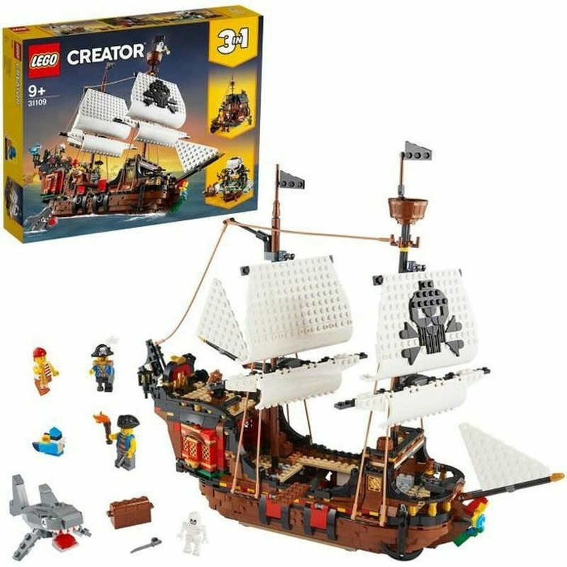 Figuras Acción Niños: Playset Lego Creator Barco Pirata 3 en 1 - Compra online en MegaJuguetes